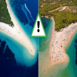 La intervención humana destruye una de las playas más hermosas del planeta, arrasada por la avaricia.