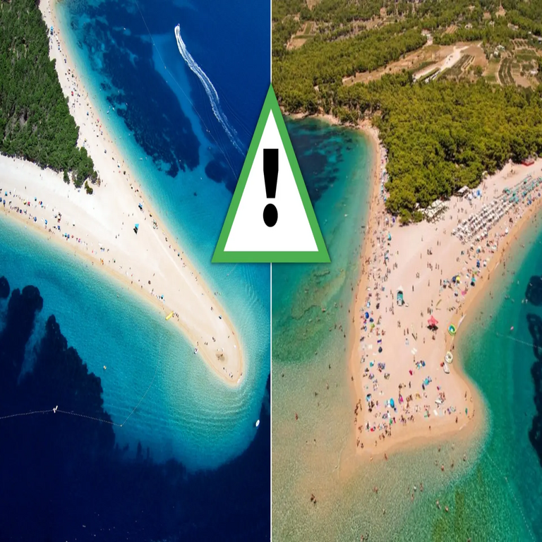 La intervención humana destruye una de las playas más hermosas del planeta, arrasada por la avaricia.