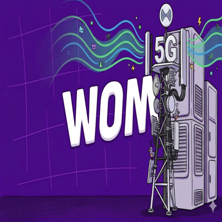 WOM Chile alcanza el cumplimiento total del 100% en las obligaciones de cobertura para 5G.