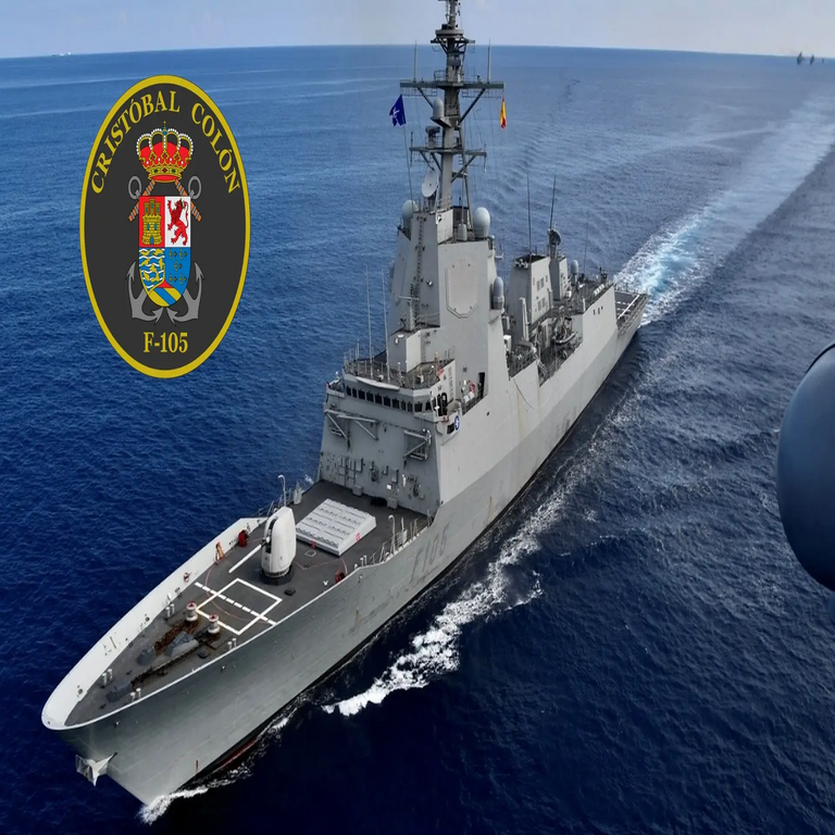 La fragata Cristóbal Colón representa el buque insignia de la Armada Española, encargada de salvaguardar Chipre frente a las amenazas procedentes de Irán.