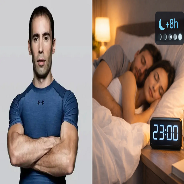 Marcos Vázquez, especialista en fitness, afirma que las personas que se acuestan a esta hora y duermen ocho horas experimentan una mayor longevidad.