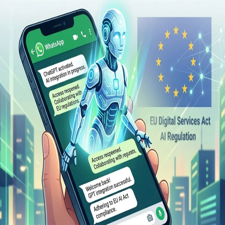 WhatsApp accede a las exigencias europeas y restablece la integración con ChatGPT, aunque bajo una restricción que generará descontento generalizado.