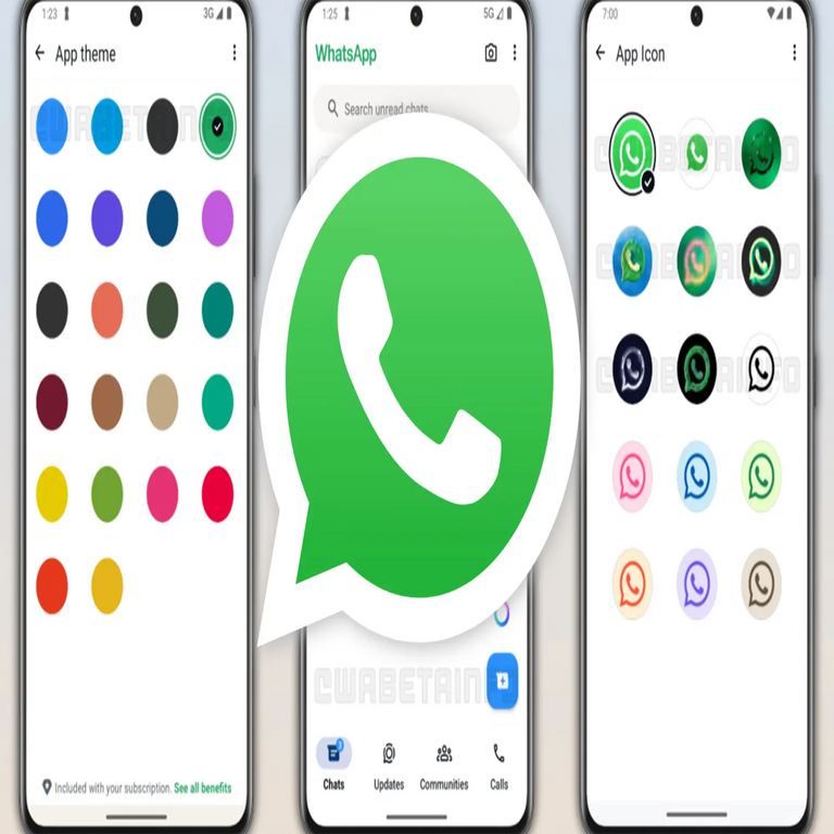 Versión filtrada de WhatsApp premium: permite personalizar colores, tipografías y otras funciones avanzadas.