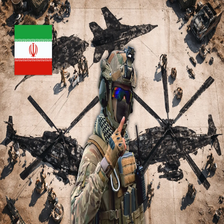 Irán emplea la táctica de pintar representaciones de helicópteros en el suelo para inducir a Israel a despilfarrar millones de euros en municiones.