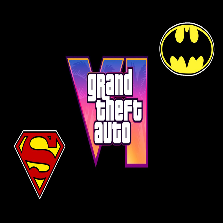 Representación visual de Superman y Batman en el rol de protagonistas de Grand Theft Auto VI