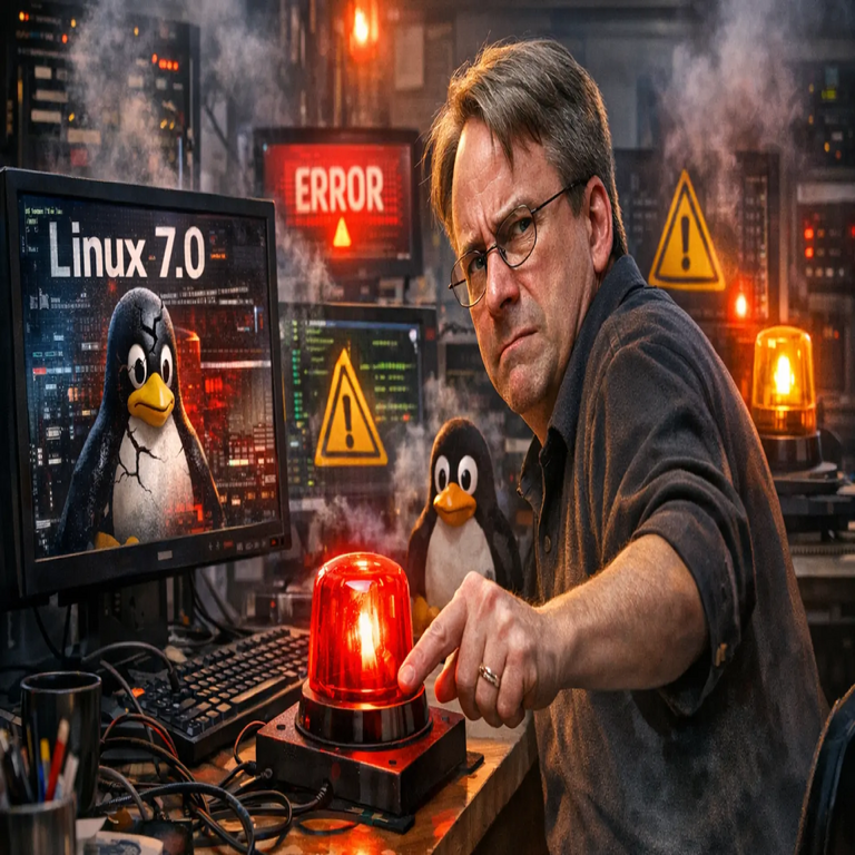 Linus Torvalds no se muestra convencido por Linux 7.0 y comienza a activar alertas: No estoy precisamente preocupado, pero espero que las cosas empiecen a estabilizarse.