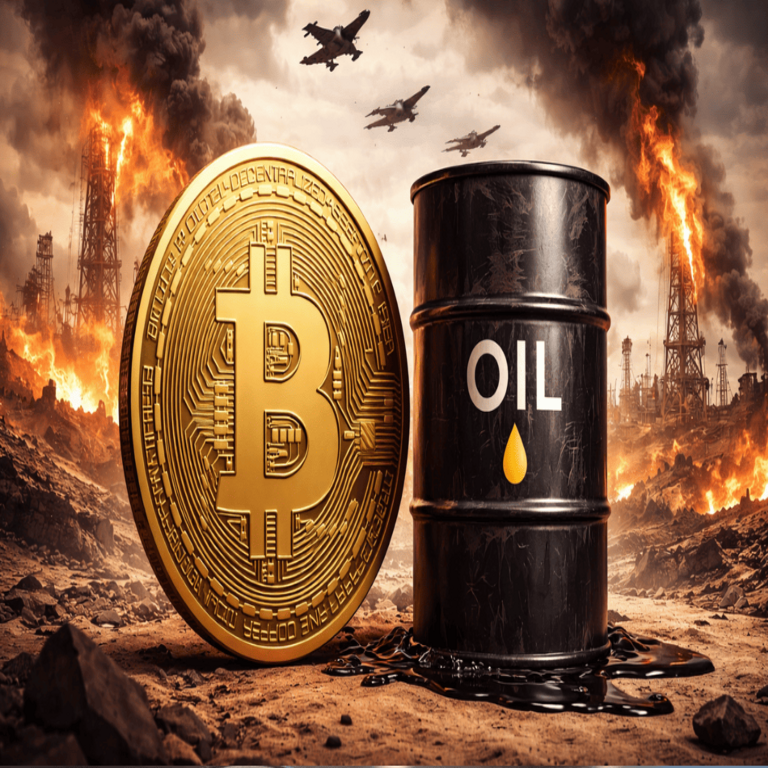 El precio del petróleo experimenta un fuerte incremento debido al conflicto bélico en Irán: ¿cuál es su impacto en Bitcoin?