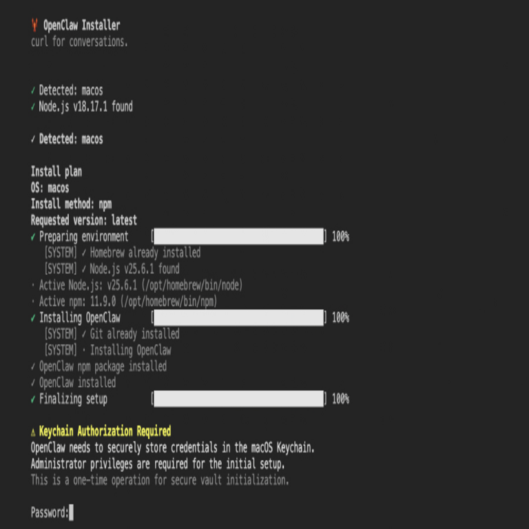 Paquete npm malicioso que se hace pasar por instalador de OpenClaw despliega un RAT y roba credenciales de macOS.