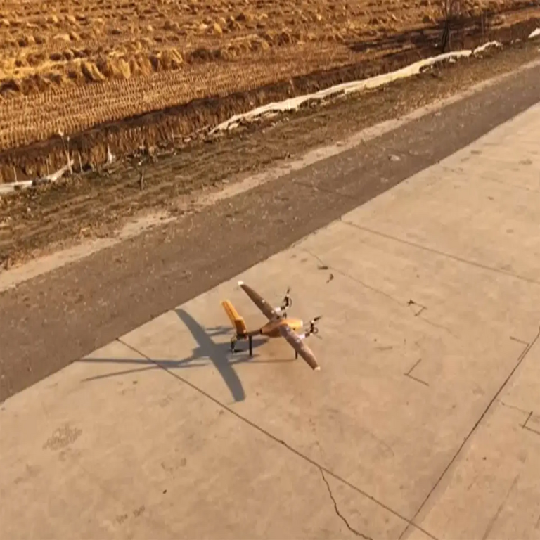 China desarrolla el primer dron mundial con alas fabricadas a partir de fibras de bambú.