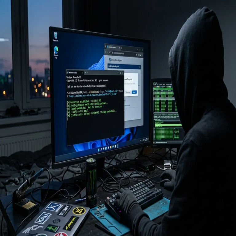 Microsoft advierte sobre ataques ClickFix orientados al Terminal de Windows para inducir a los usuarios a ejecutar malware.