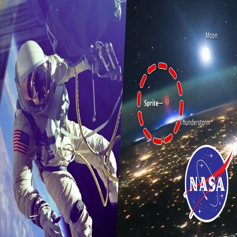 La NASA difunde fotografías de los “duendes rojos”, un fenómeno singular observado por los astronautas en la Estación Espacial Internacional.