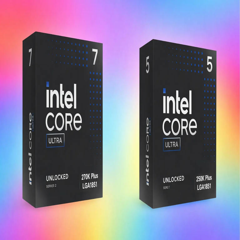 Intel Core Ultra 7 270K Plus y Core Ultra 5 250K Plus, los procesadores para gaming más veloces jamás producidos por Intel.