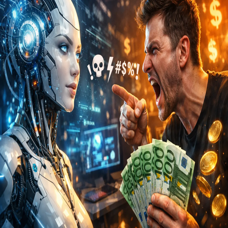 Oferta laboral viral en internet: remuneración de 700 euros por dirigir insultos a una inteligencia artificial.