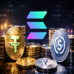 El volumen de transferencias de stablecoins en Solana se triplica.