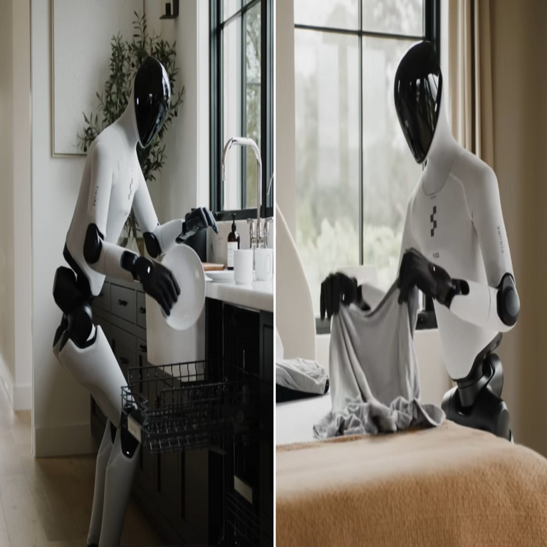 El último día de limpieza en el hogar: el robot humanoide que dobla ropa y lava platos de forma autónoma.