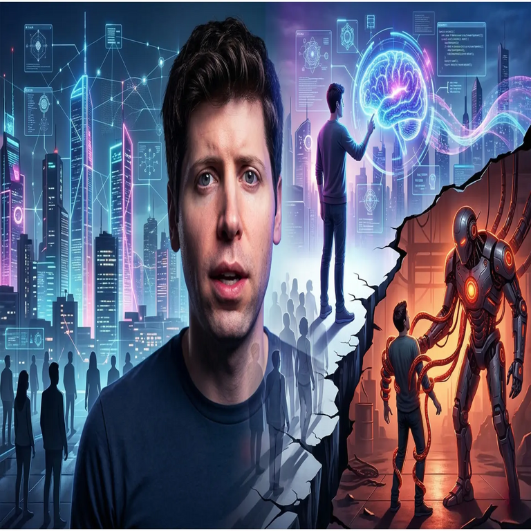 Sam Altman alerta de forma directa: la clase media intelectual desaparecerá; o dominas la IA o serás su subordinado.
