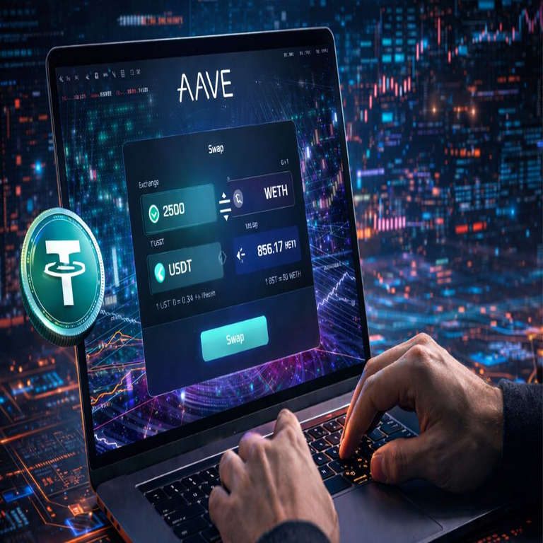 Un usuario recibe 36.000 dólares estadounidenses tras un intercambio de 50 millones de dólares en la plataforma AAVE.