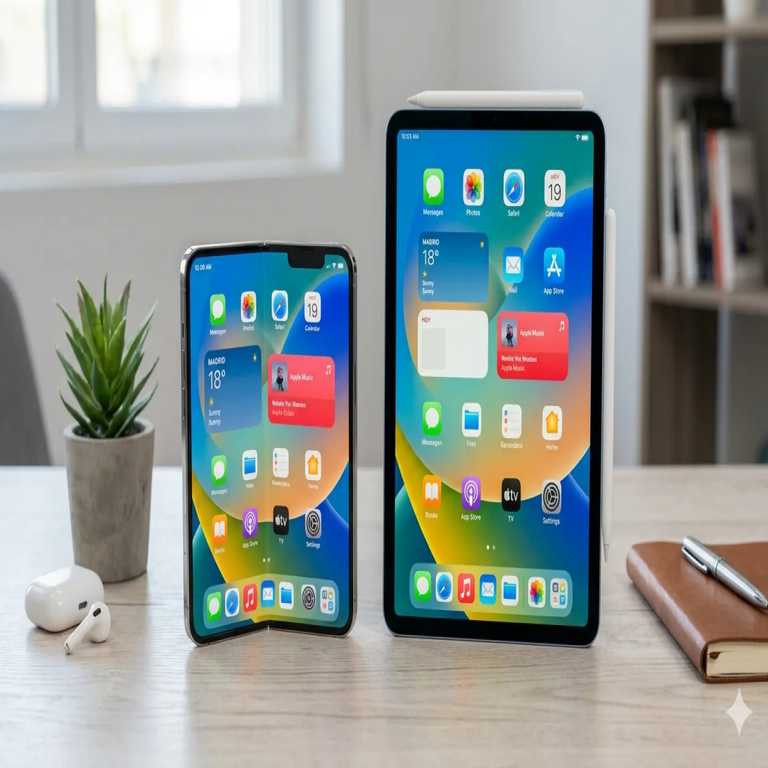 El iPhone Fold, el teléfono plegable desarrollado por Apple, incorporará la misma interfaz de usuario que un iPad.