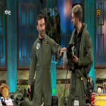 Descripción del casco avanzado del Ejército del Aire español presentado en el programa La Revuelta de David Broncano.