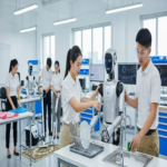 Características de las ‘escuelas’ en las que los humanos capacitan a robots en tareas domésticas y otras competencias.