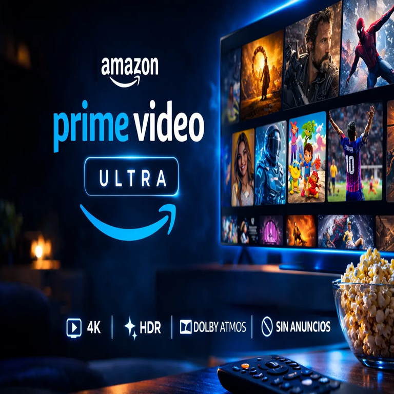 Amazon lanza Prime Video Ultra: Prepárese para abonar casi el doble si desea eliminar la publicidad y conservar la resolución 4K, o renuncie a esta calidad.