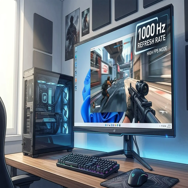 Windows 11 avanza hacia el futuro con preparación para monitores de 1000 Hz. Windows 11 avanza hacia el futuro con preparación para monitores de 1000 Hz.