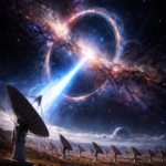 Astrónomos verifican la detección de una emisión de un megaláser ubicado a 8.000 millones de años luz de distancia, que persiste sin desvanecerse.