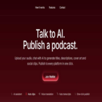 Rebel Audio: Plataforma de podcasts impulsada por inteligencia artificial para la creación y monetización de contenidos.