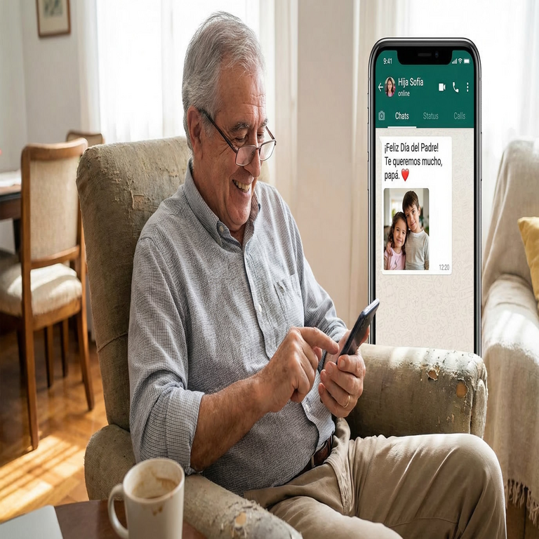 Celebración del Día del Padre en España durante el año 2026: Cincuenta mensajes de felicitación diseñados para su envío mediante WhatsApp.