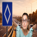 Introducción de una nueva señal vial con rombo blanco en las carreteras españolas: su significado y las sanciones por no acatarla.