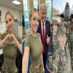 El fenómeno viral de Jessica Foster: militar leal a Trump, influencer digital y creación de inteligencia artificial.