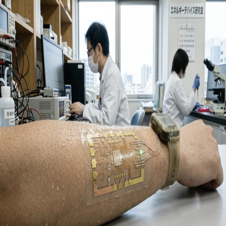 Avances en innovación energética: el sudor humano podría constituir la fuente de electricidad del futuro.