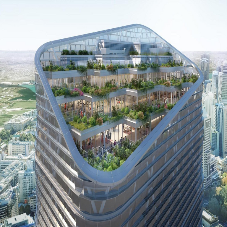 Australia construirá el rascacielos de madera más alto del mundo, con 183 metros de altura y una fachada móvil que minimiza la contaminación.