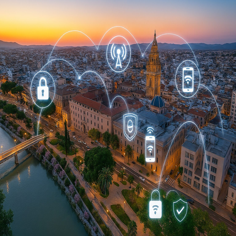 En España, Orange asumirá la gestión integral de las comunicaciones y la ciberseguridad del Ayuntamiento de Murcia.