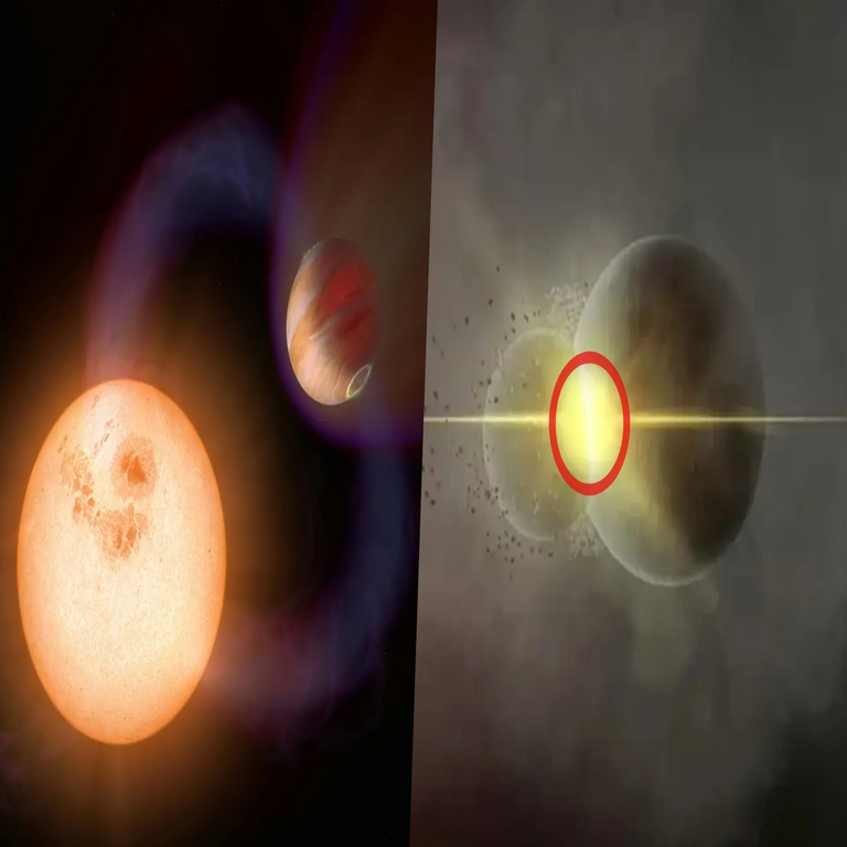 Astrónomos observan la colisión entre dos planetas situada a una distancia de 11.000 años luz.