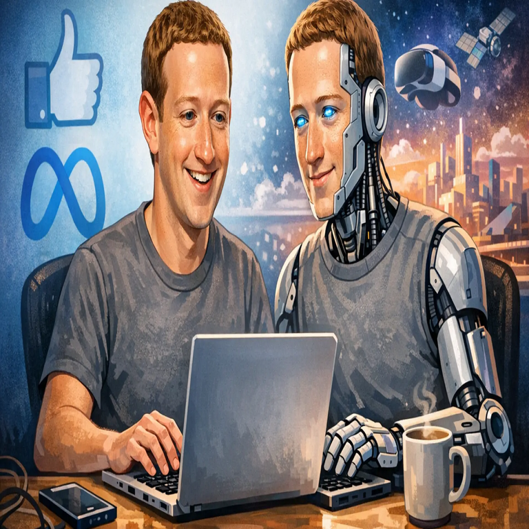 Mark Zuckerberg desarrolla un agente de inteligencia artificial destinado a asistirle en la proyección de su identidad auténtica.