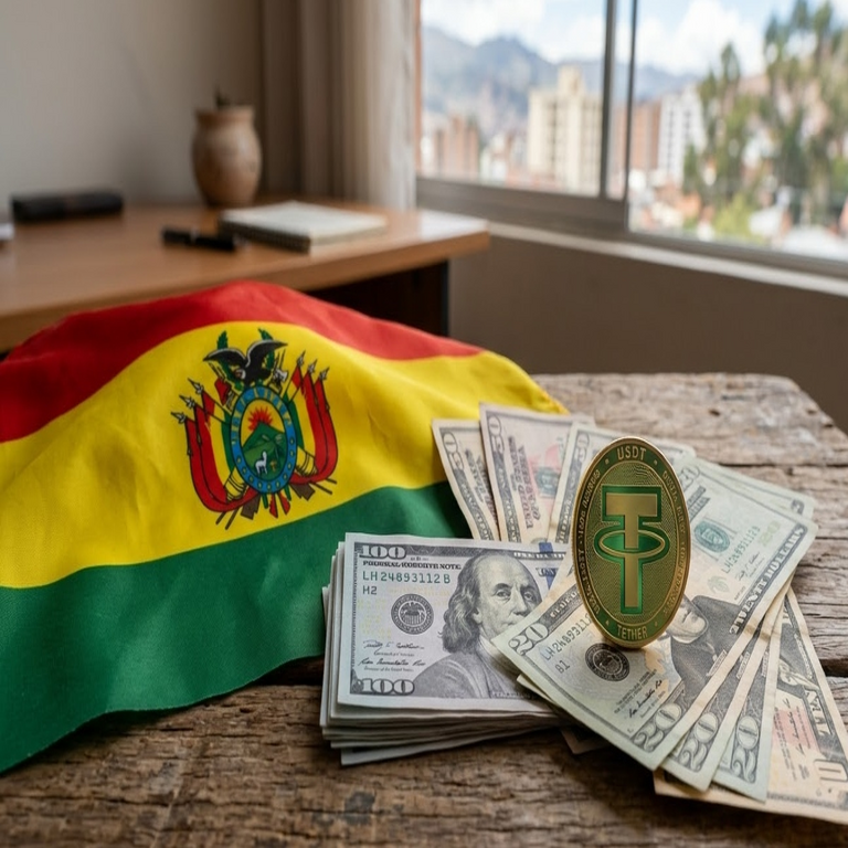 El USDT representa un componente esencial en el mercado del dólar paralelo en Bolivia.