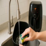 Evite el uso de utensilios metálicos: la práctica cotidiana que daña irreversiblemente el recubrimiento antiadherente de su freidora de aire.