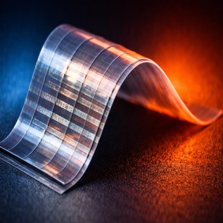 El Reino Unido descubre un material innovador, flexible y económico que convierte el calor residual en electricidad limpia.